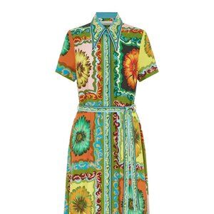 ALÉMAIS' 'Disco Daisy' maxi shirt dress